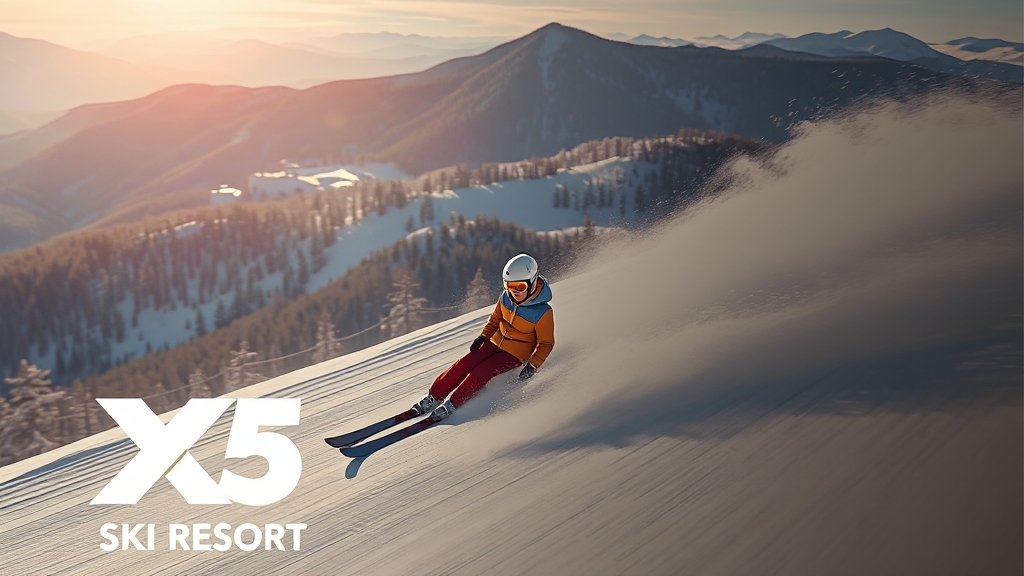 용평리조트 시즌권 정보 (realistic 스타일)