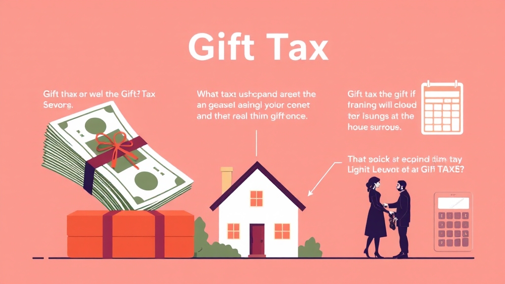 증여세, 무엇일까요? (illustration 스타일)