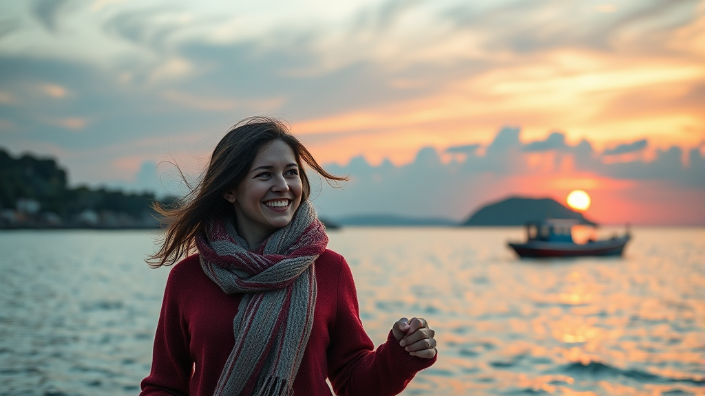 탄도항 방문 꿀팁 (realistic 스타일)