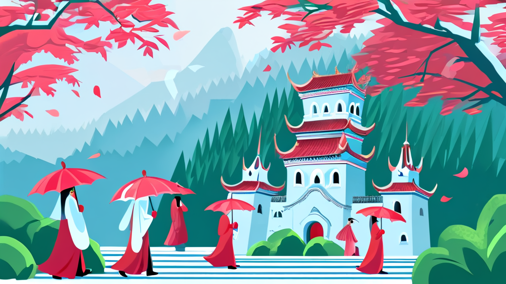 바나힐 날씨와 최적의 방문 시기 (illustration 스타일)