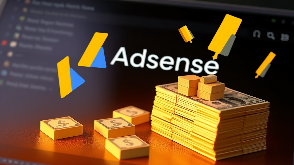 애드센스 결제, 이제 걱정 끝! 🎉 (realistic 스타일)