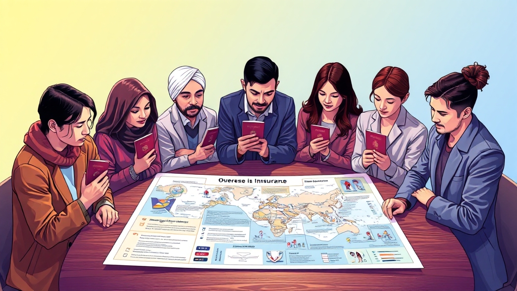 건강 보험 가입 및 활용법 (illustration 스타일)