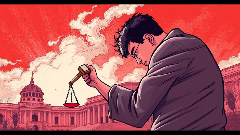 국내 정치 및 정책 동향 (illustration 스타일)