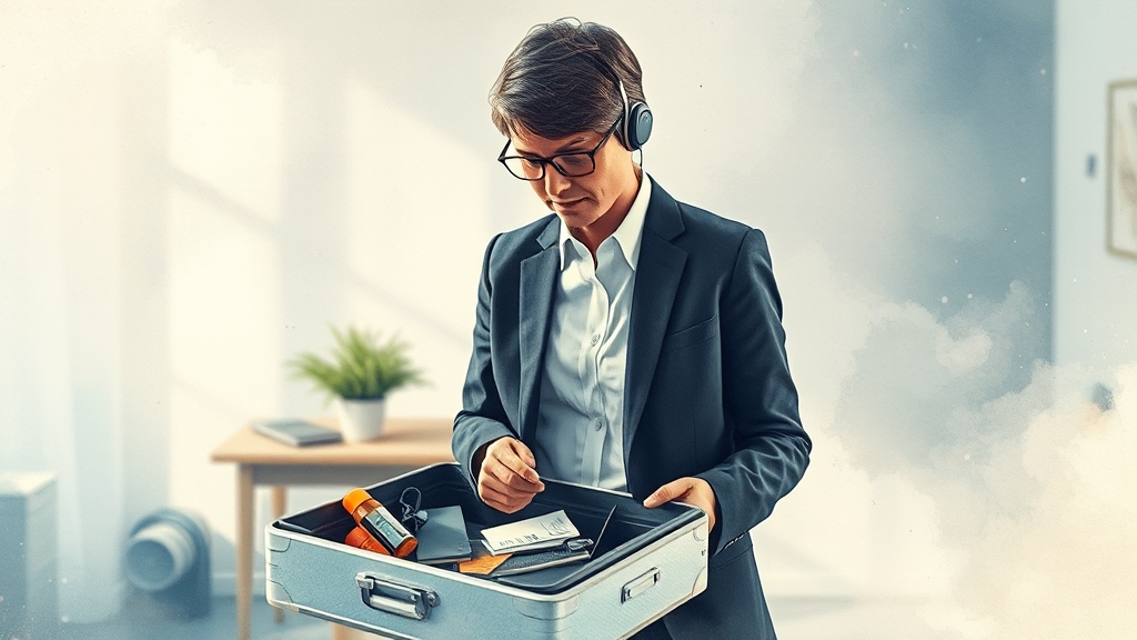 필수 준비 서류 목록 (watercolor 스타일)