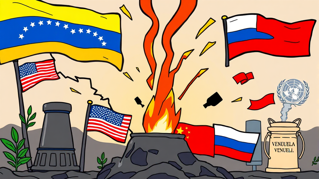 국제 사회 주요 이슈 (cartoon 스타일)