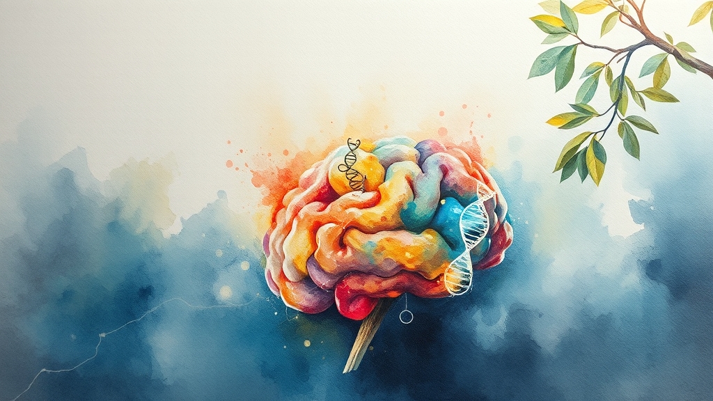 조울증, 대체 뭘까요? (watercolor 스타일)