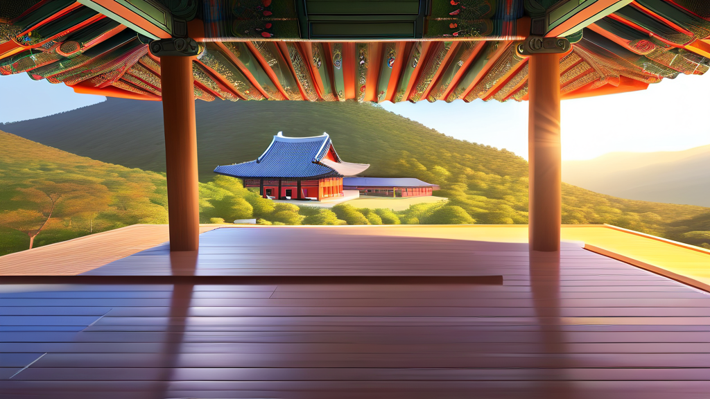 템플스테이 참가비 할인 정보 및 특별 혜택 (realistic 스타일)