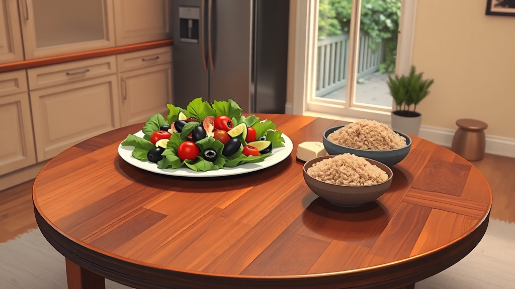 혈당 스파이크 막는 3단계 식사법 (illustration 스타일)