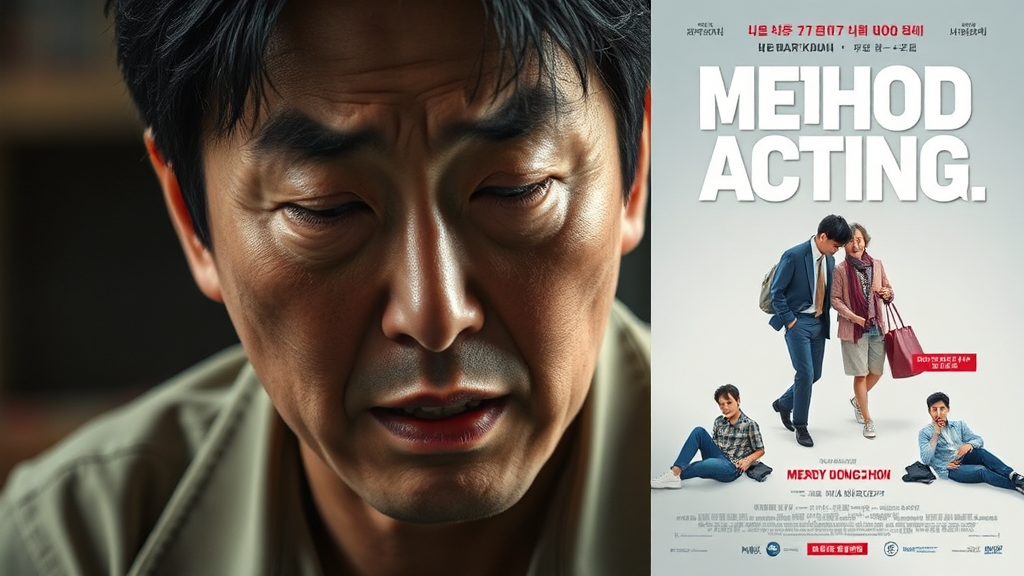 영화 ‘메소드연기’ 개봉 정보 및 예고편 (realistic 스타일)