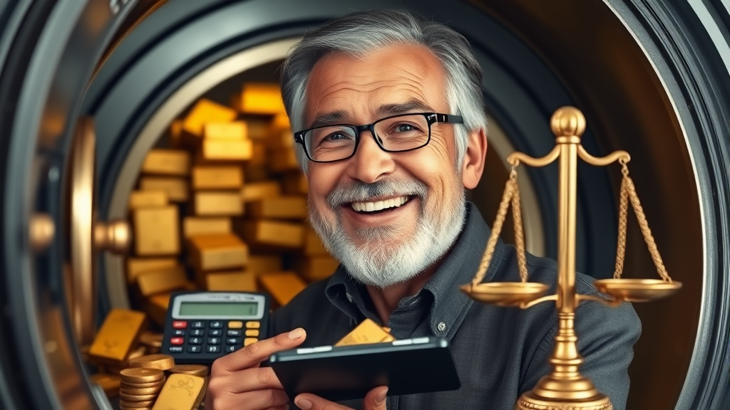 금 ETF 투자 시 세금 및 수수료 (realistic 스타일)