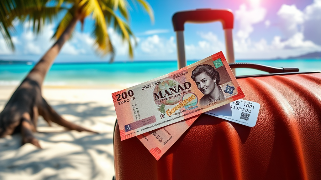 마나도 여행 준비: 항공, 숙소, 환전 꿀팁 (realistic 스타일)