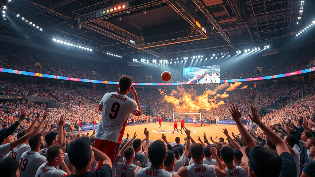 경기 일정 및 장소 (realistic 스타일)