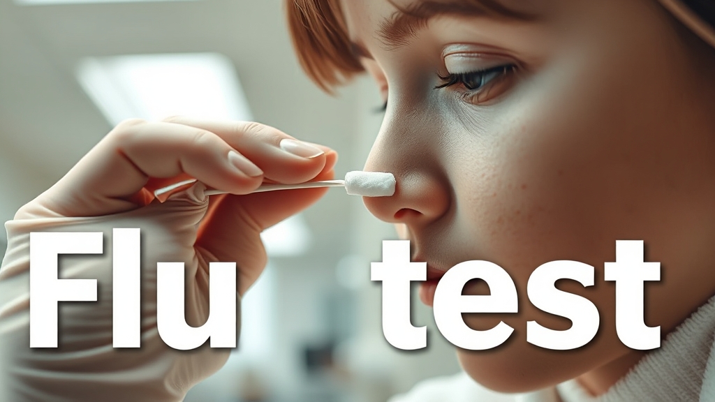 독감 검사: 왜 필요할까? (realistic 스타일)