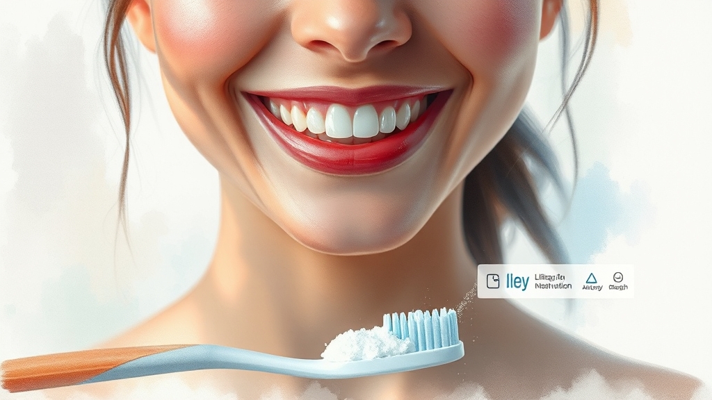 알란토인 분말 치약 사용법 및 주의사항 (watercolor 스타일)