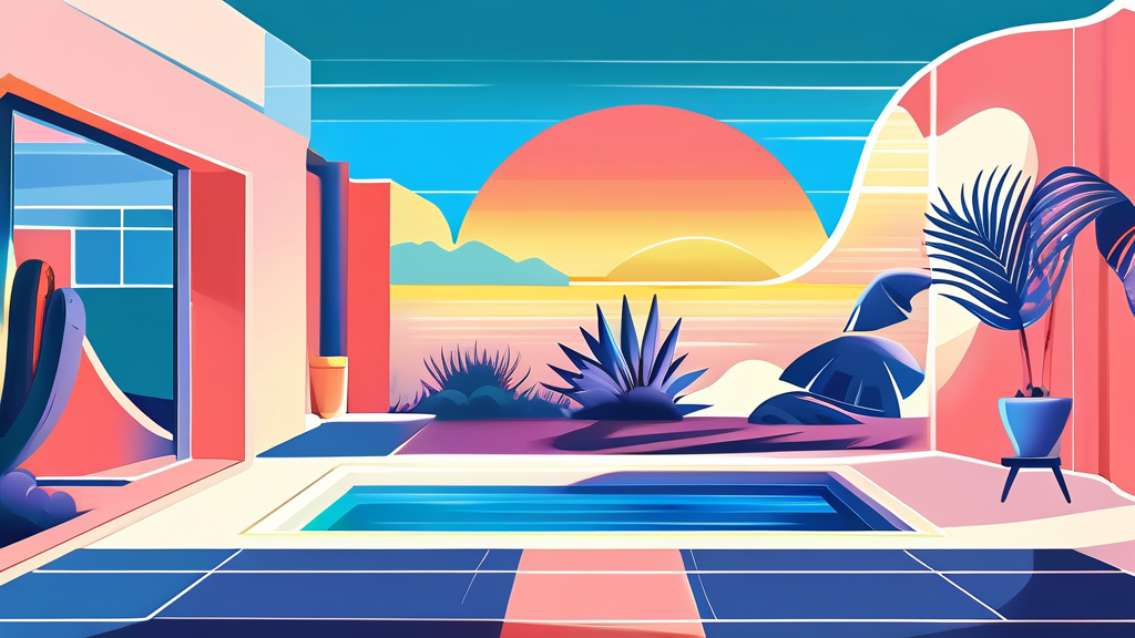 암 예방의 핵심: 건강한 생활 습관의 힘 (illustration 스타일)