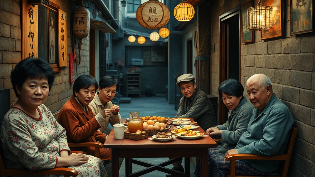 응팔의 현재 의미와 향후 전망 (realistic 스타일)