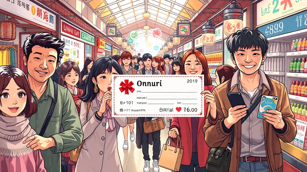 온누리상품권 활용 꿀팁, 완벽 정리! (realistic 스타일)