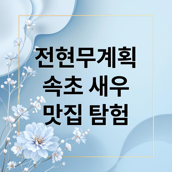 전현무계획
속초 새우
맛집 탐험 (전현무계획 속초 새우)