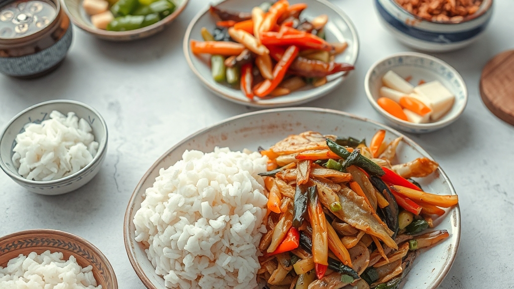 궁채나물, 맛있게 먹는 법 (watercolor 스타일)