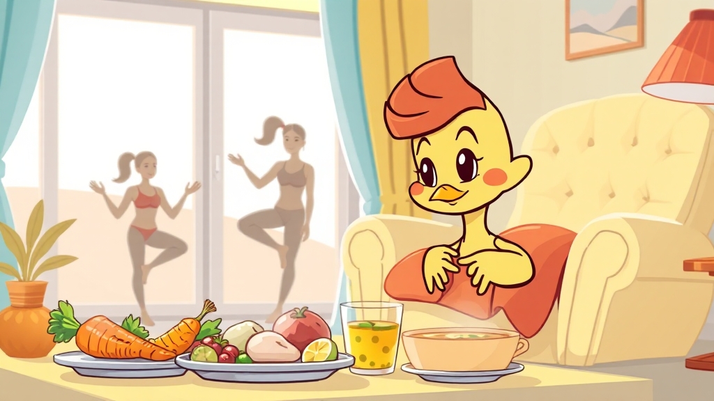 크론병, 어떻게 관리해야 할까요? (cartoon 스타일)