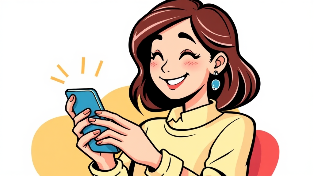 알뜰폰 번호이동이란? (cartoon 스타일)