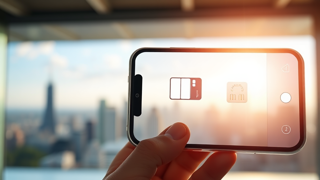 기존 유심에서 e-SIM으로 변경하는 방법 (realistic 스타일)