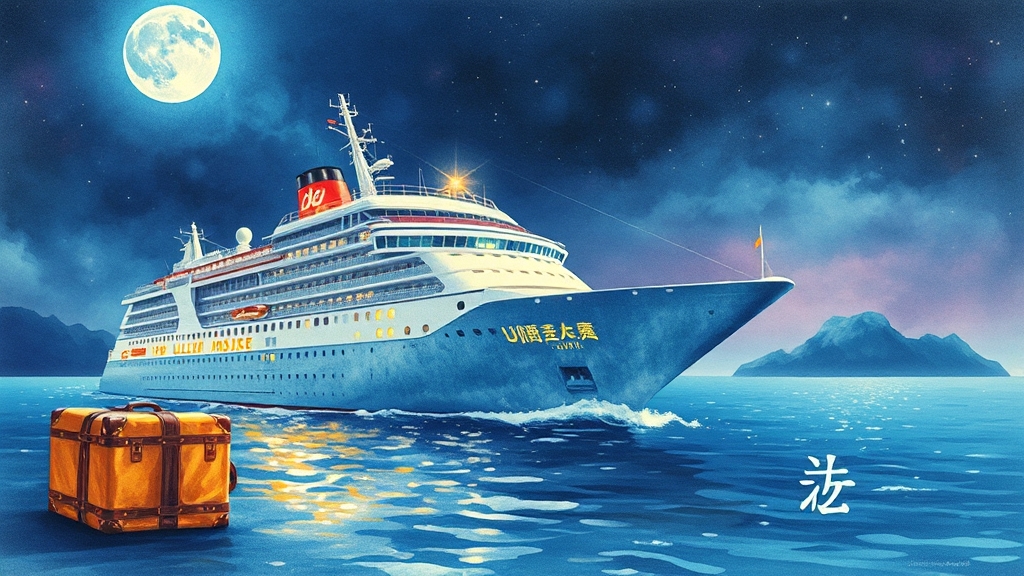 2025 울릉도 배편 크루즈 완벽 가이드: 항구별 시간표·요금·예약 방법 7 크루즈 및 특별 배편 정보 (watercolor 스타일)