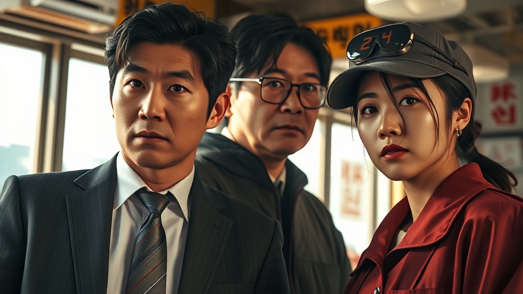 신사장 프로젝트: 핵심 인물은? (realistic 스타일)