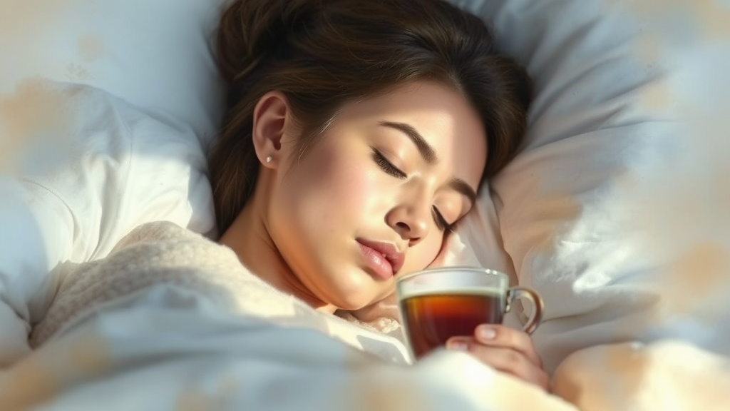 엄마의 자장가처럼, 마음을 다독이는 불면증 차 종류 (watercolor 스타일)