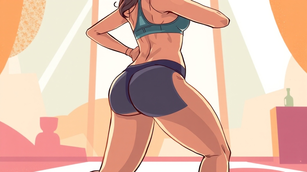 운동으로 샐로라이트 개선 (cartoon 스타일)