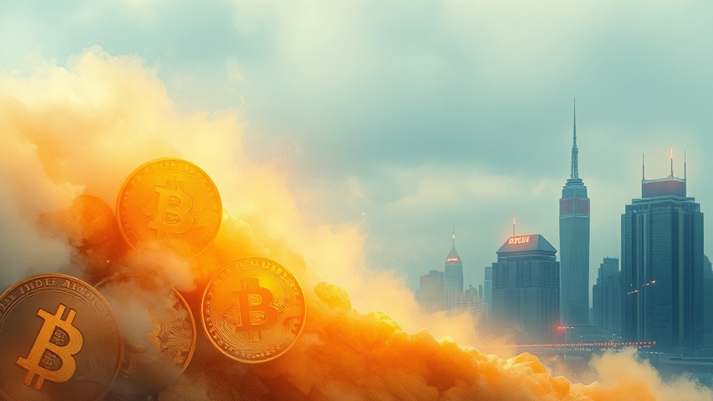 유동성 증가와 시장 과열 우려 (watercolor 스타일)