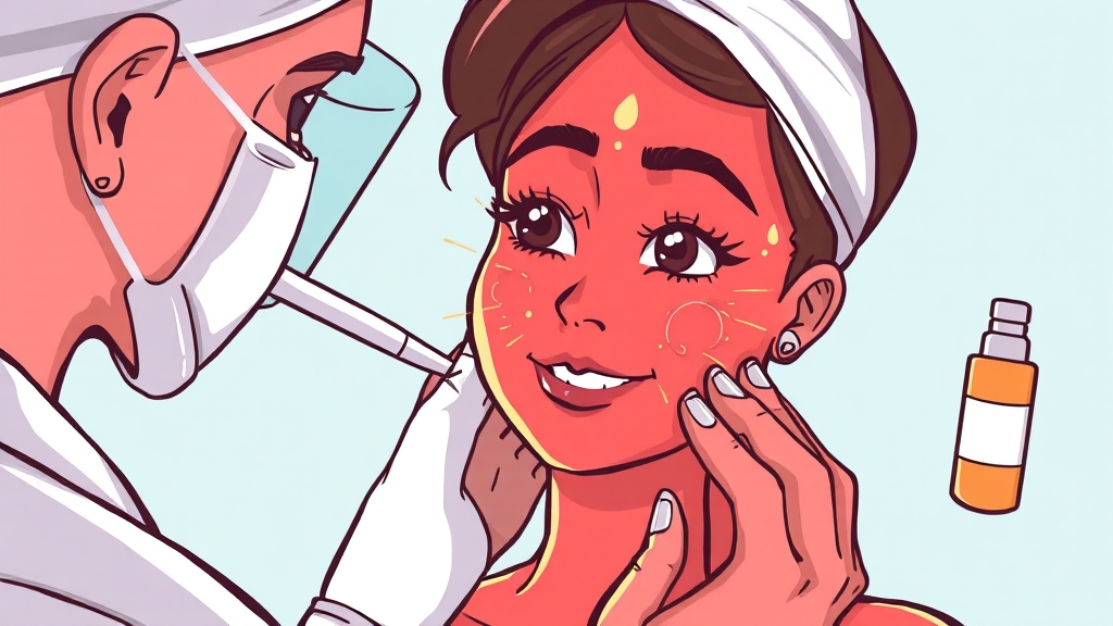 시술 전 고려 사항 (cartoon 스타일)