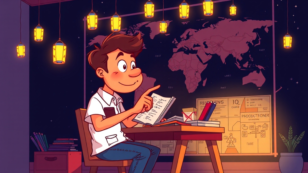 IQ 테스트 결과, 어떻게 활용해야 할까요? (cartoon 스타일)