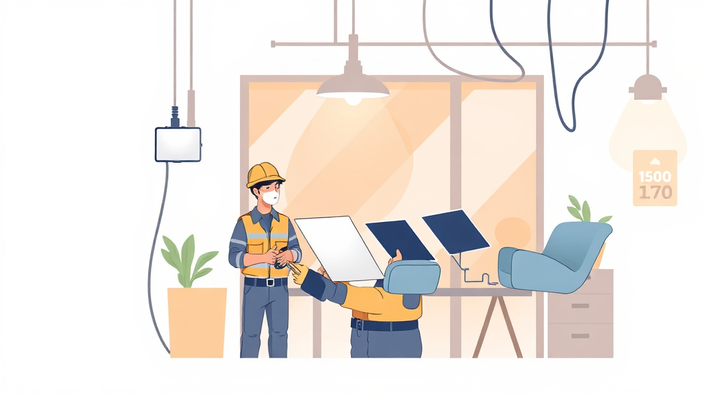 전기공사업 등록, 어떻게 해야 할까? (illustration 스타일)