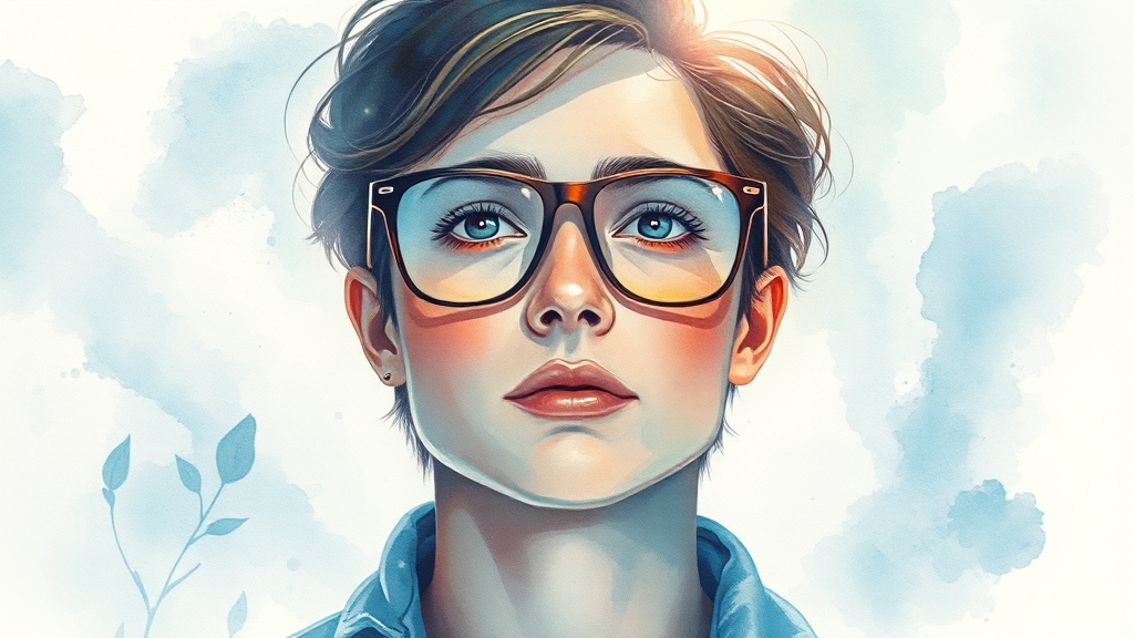 눈 건강 지키는 운동 & 관리법 (watercolor 스타일)