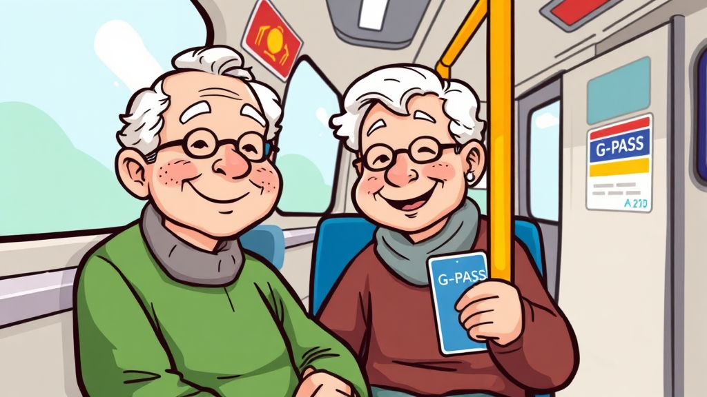 혜택 및 환승 할인 (cartoon 스타일)