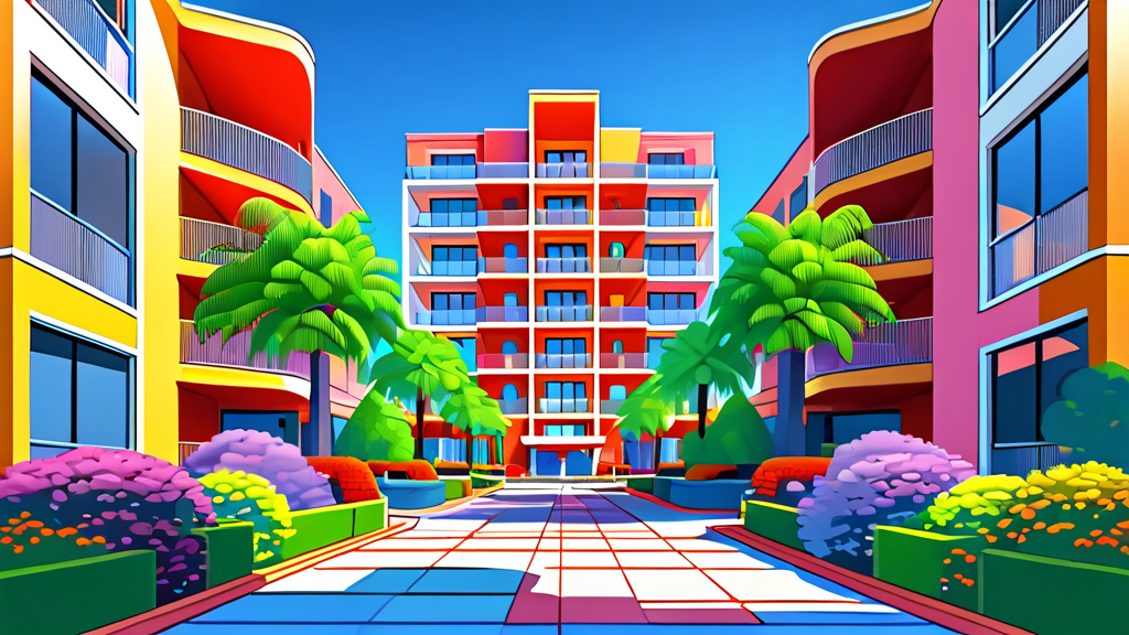 단지 상세 정보 (cartoon 스타일)