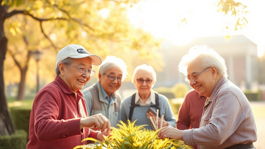시니어 일자리란? (watercolor 스타일)
