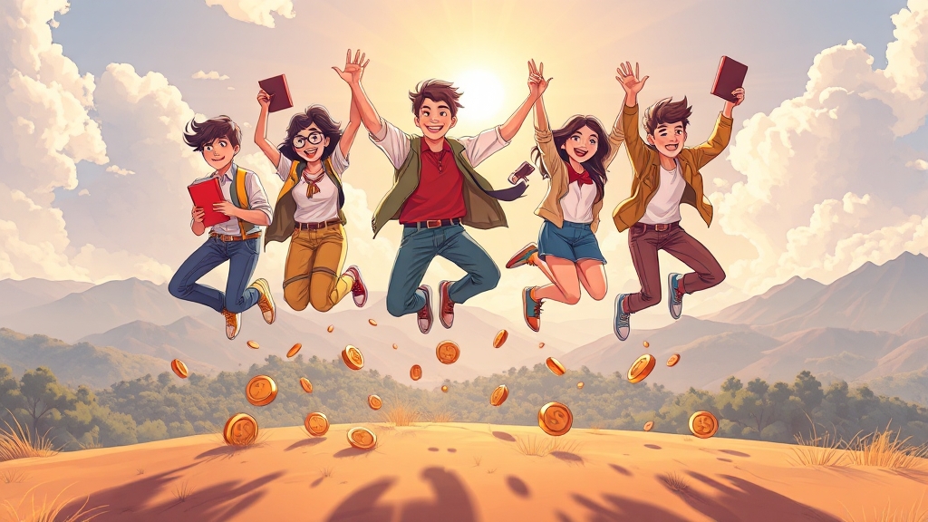 청년도약계좌, 무엇일까요? (cartoon 스타일)