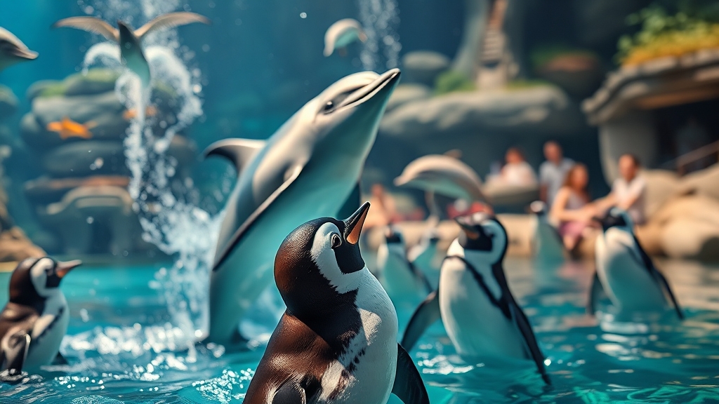 마린월드 볼거리 (realistic 스타일)