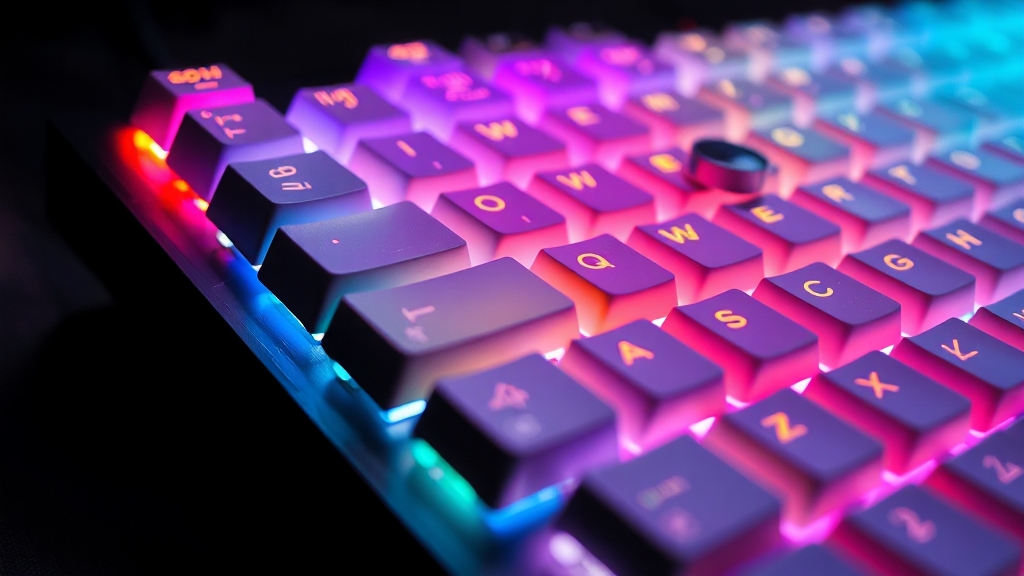 독거미 키보드 사용 후기 (watercolor 스타일)