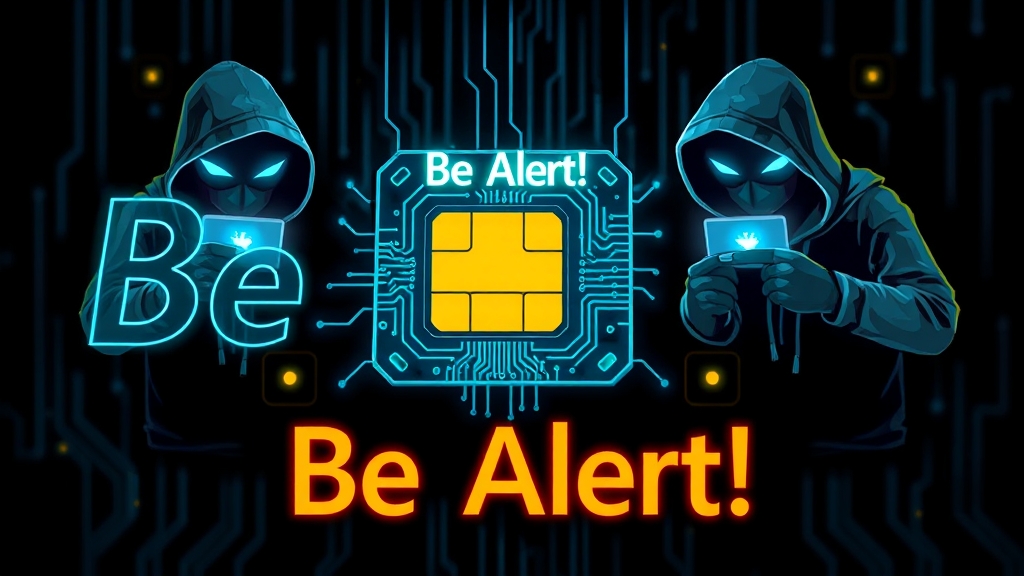 SKT 유심 해킹, 왜 위험할까? (cartoon 스타일)