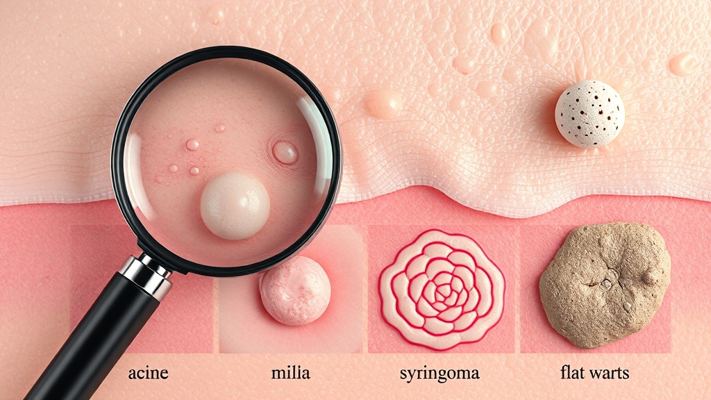 유사 질환 감별법 (realistic 스타일)