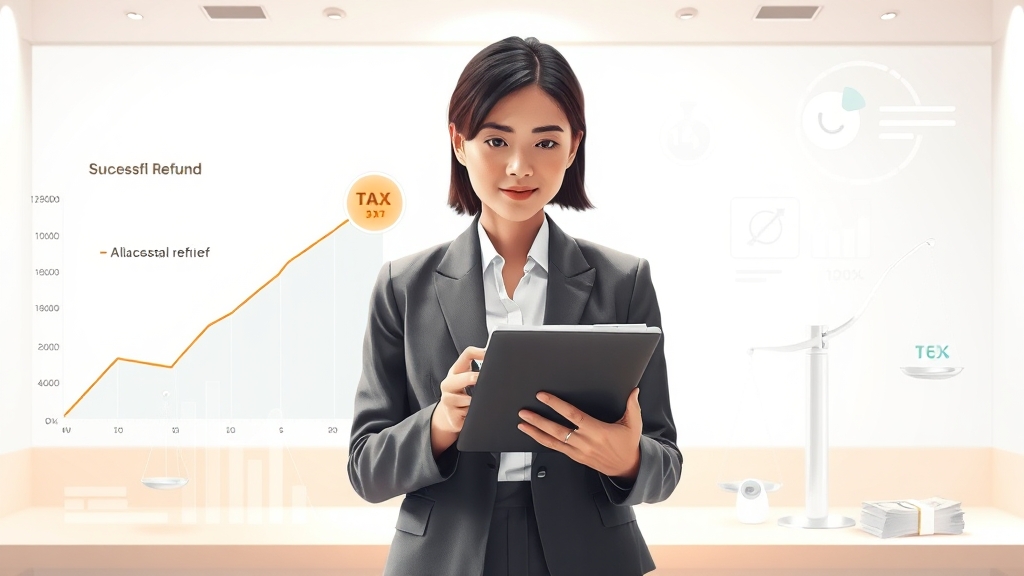 환급금 최대한 돌려받는 핵심 전략 (illustration 스타일)