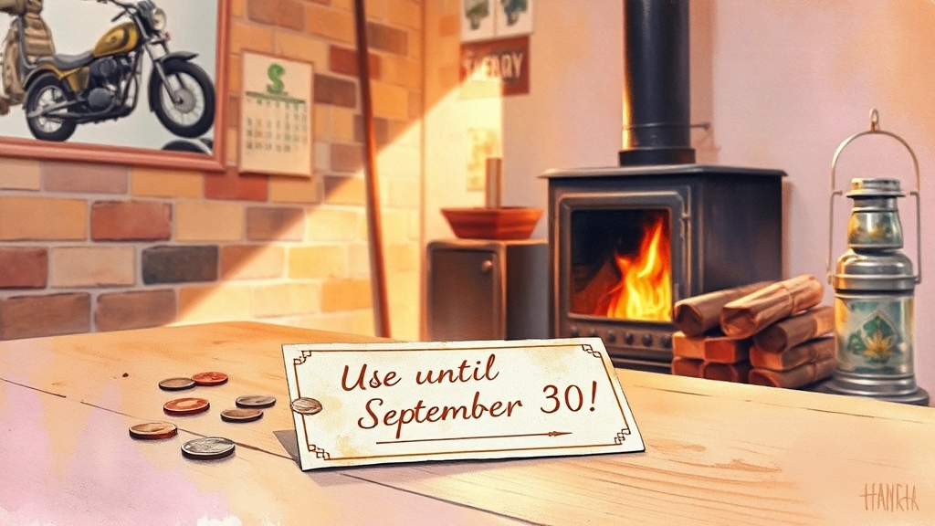 바우처, 언제까지 사용할 수 있나요? (watercolor 스타일)