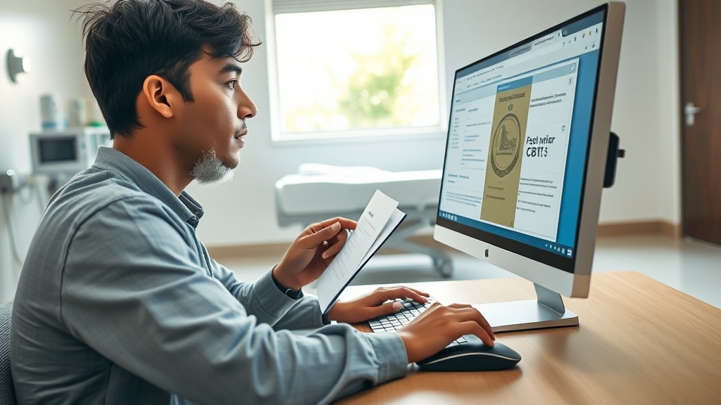 시험 정보 및 공부 방법 (realistic 스타일)