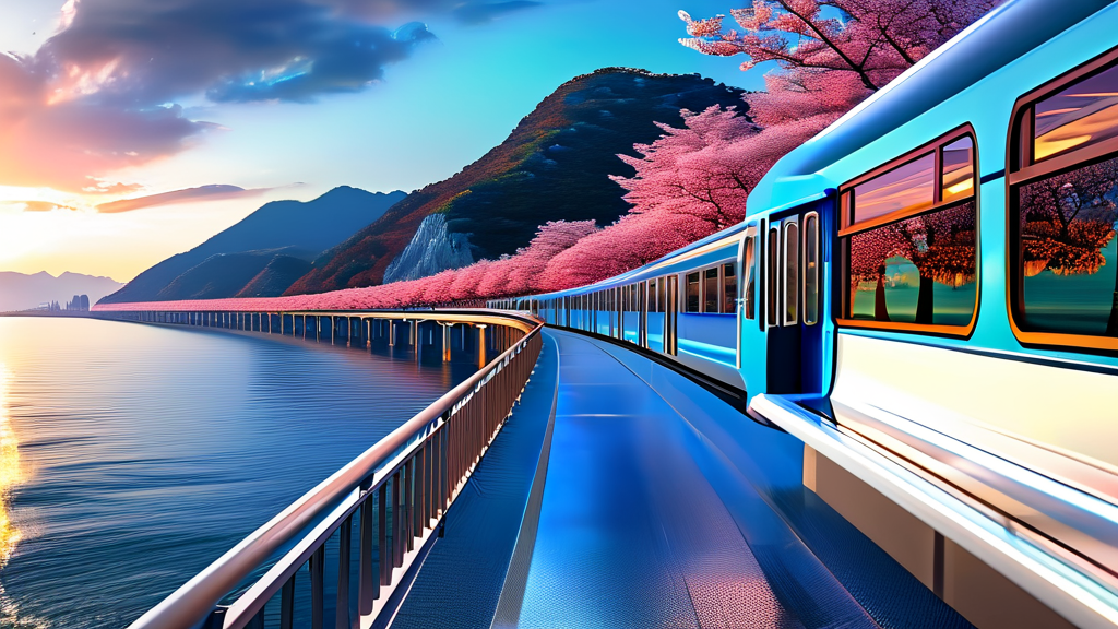 태종대 다누비열차: 바다와 절경을 만끽하는 최고의 방법 (realistic 스타일)