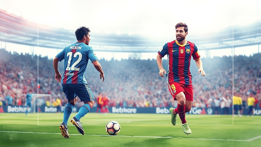 손흥민 vs 메시: MLS 연봉 비교 분석 (watercolor 스타일)