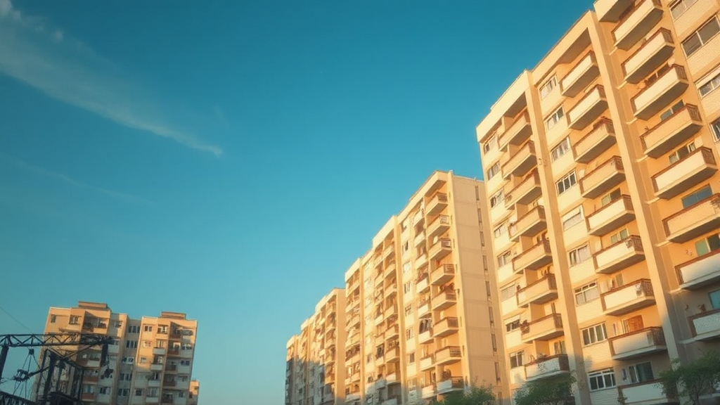 부동산 정책 변화와 영향 (realistic 스타일)