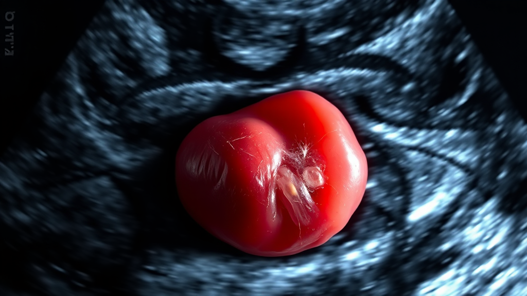 담낭용종, 어떻게 진단하나요? (realistic 스타일)